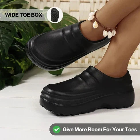 NursePro 12-timers Skift Klogger – Innebygd Bue Støtte for Plantar Fasciitt, Bred Tåboks, Sklisikker
