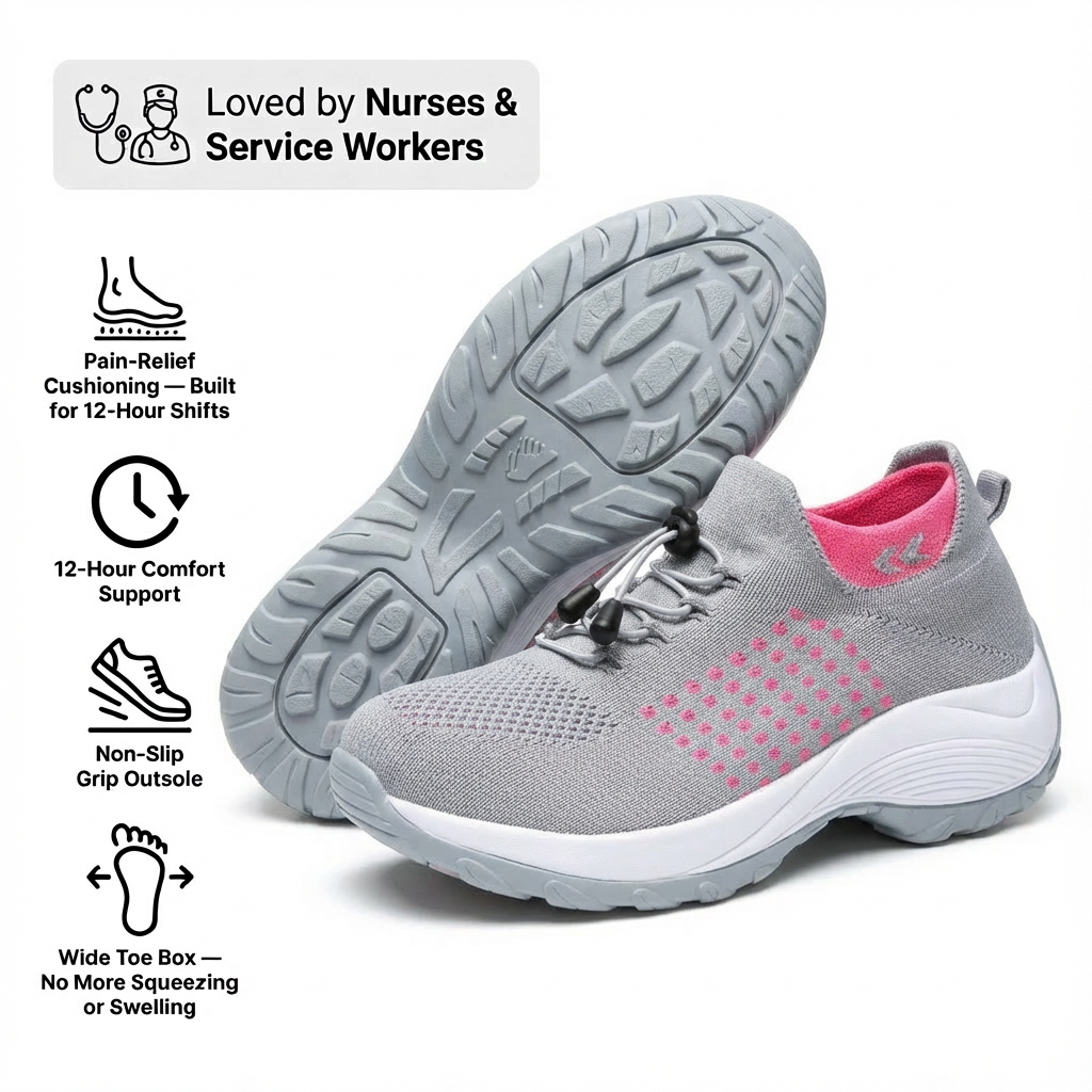 ShiftPro – 12-timers komfortsko for hæl- og plantarfasciittlindring (BOGO)