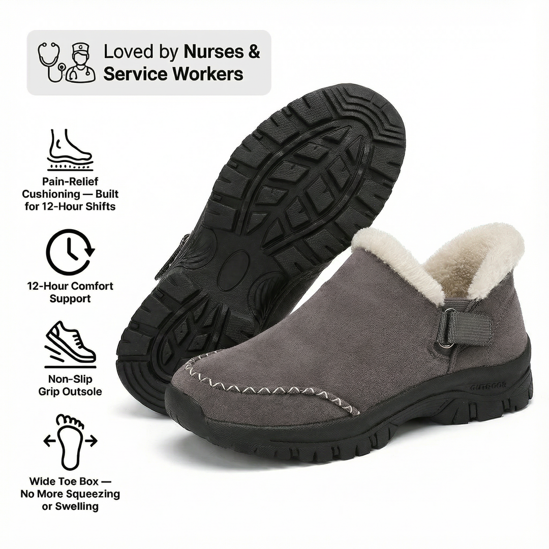 NursePro 12-timers Skift Klokker — Plantar Fasciitis &amp; Hæl Lette for Ryggsmerter, Hallux Valgus &amp; Brede Føtter (BOGO)