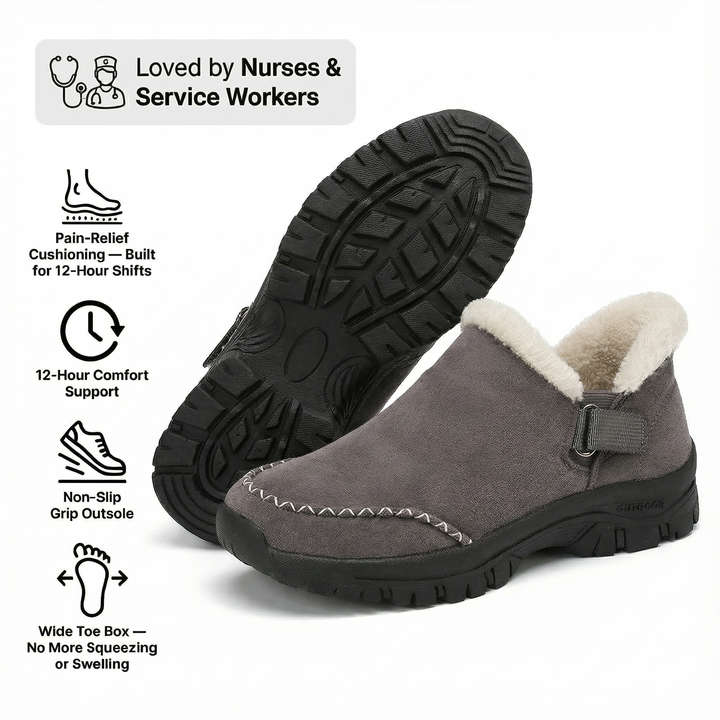NursePro 12-timers Skift Klogger — Lindre Plantar Fasciitis &amp; Hælplager for Ryggsmerter, Bunioner &amp; Brede Føtter