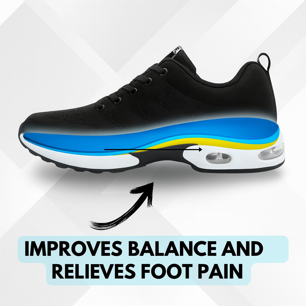 Orthora Pro – 12-timers skift sko for lindring av hæl- og plantarfasciitt (Unisex)