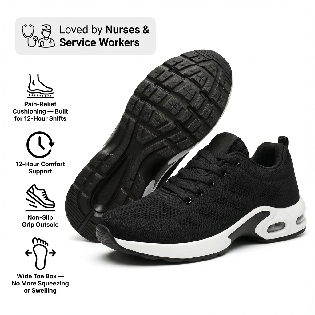 Orthora Pro – 12-timers skift sko for hæl- og plantar fasciitt lindring (Unisex)