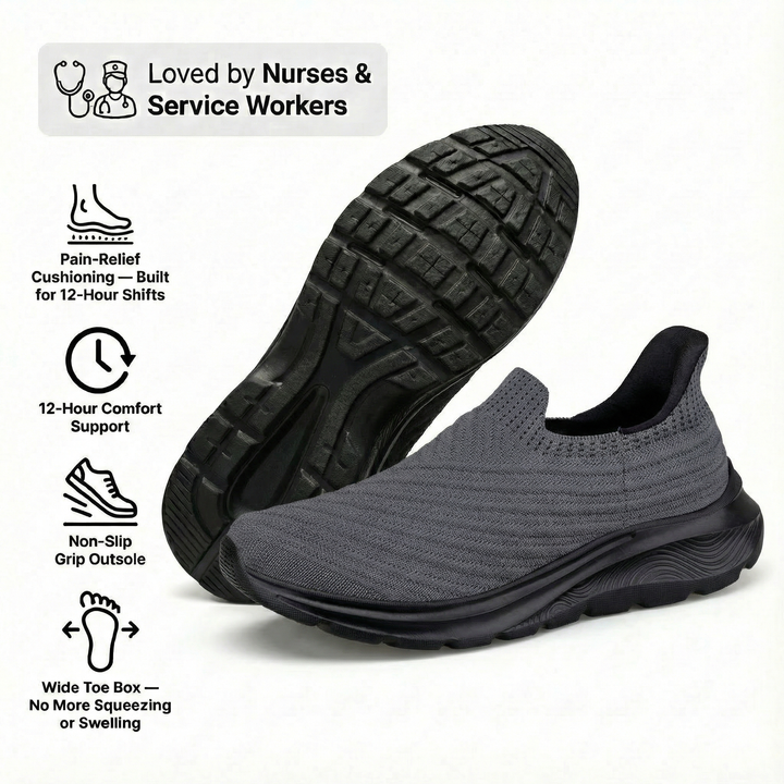 OrthoSlip Ergonomiske Hverdagssko (BOGO)