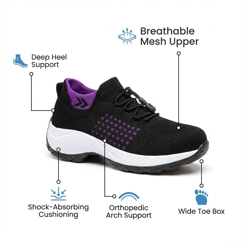 ShiftPro – 12-timers komfortsko for hel og plantar fasciittlindring (BOGO)